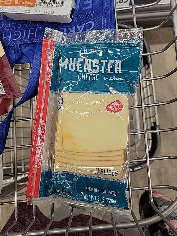 Lidl Deli Sliced Muenster Cheese