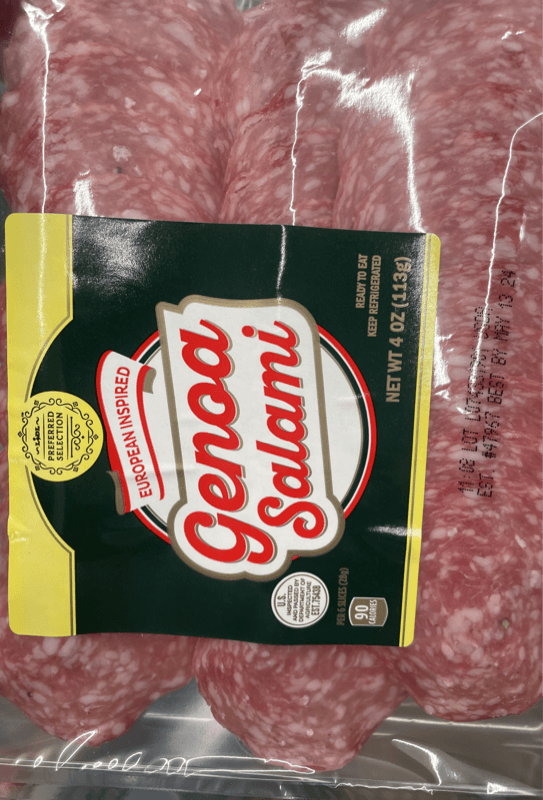 Lidl Preferred Selection European Selection Genoa Salami