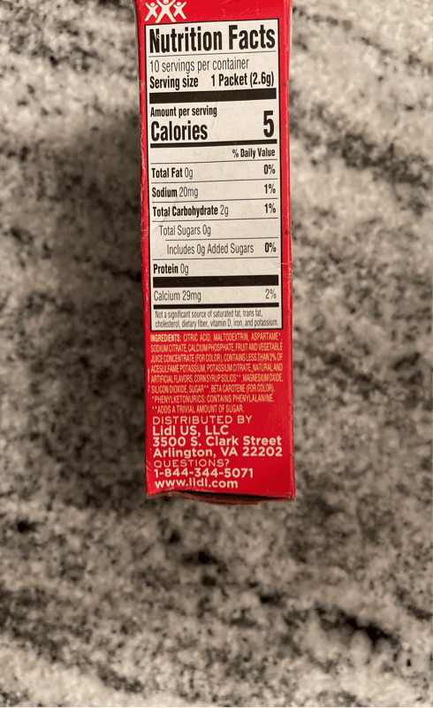 Fruit Punch Drink Mix