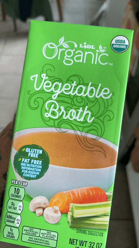 Lidl Organic Vegetable Broth