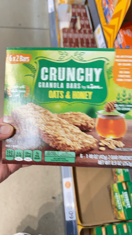 Lidl Crunchy Oats & Honey Granola Bars