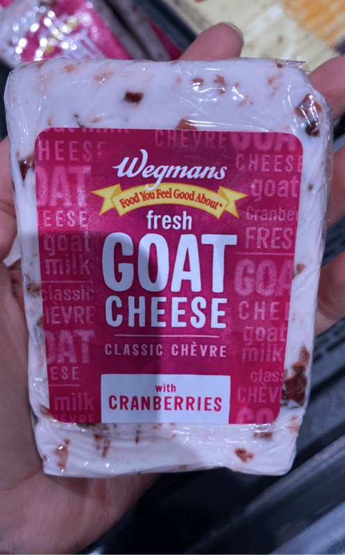 Wegmans Goat Cheese With Cranberries