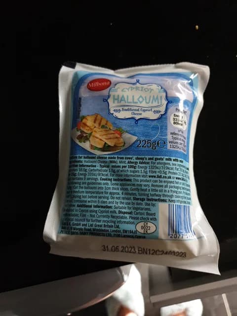 Milbona Cypriot Halloumi Traditional Cypriot Cheese