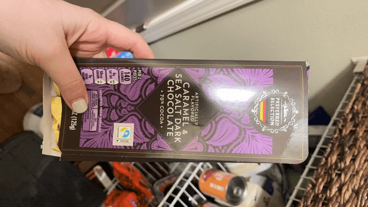 Preferred Selection Caramel & Sea Salt Dark Chocolate 70% Cocoa