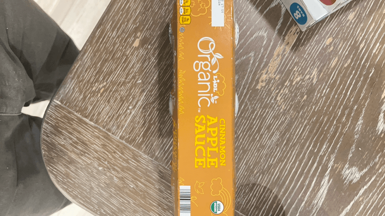 Lidl Organic Cinnamon Apple Sauce