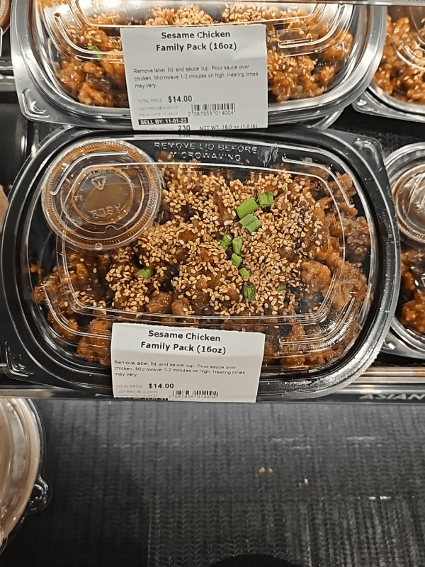 Wegmans Sesame Chicken Family