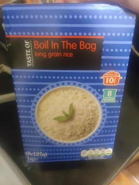 Taste Of Boil In The Bag Long Grain Rice