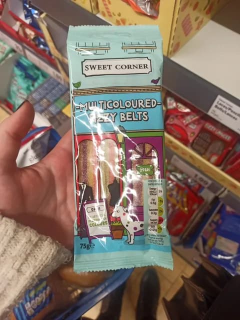 Sweet Corner Multicoloured Fizzy Belts