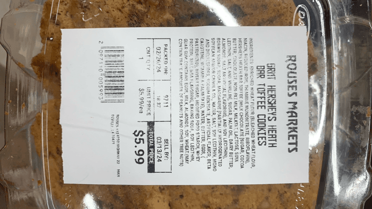Rouses Markets Grmt Hersheys Heath Bar Toffee Cookies