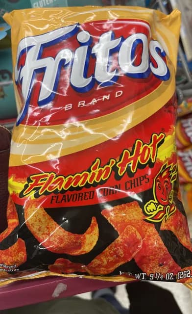 Fritos Brand Flamin' Hot Flavored Corn Chips