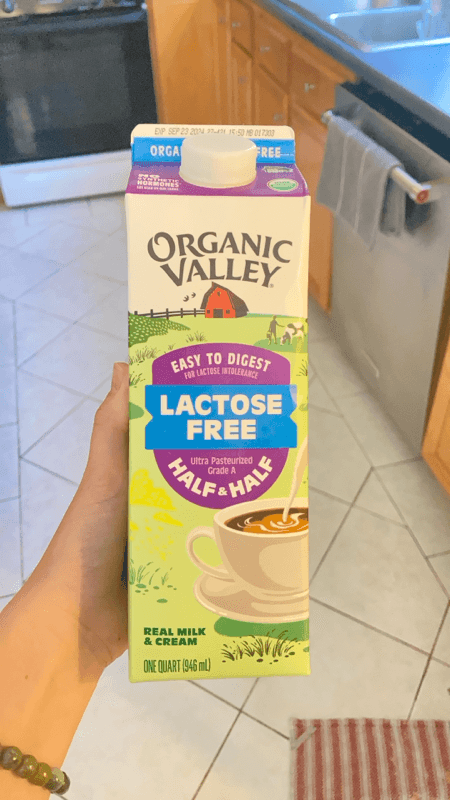 Org Vally Lactose Fr Hlf&Hlf
