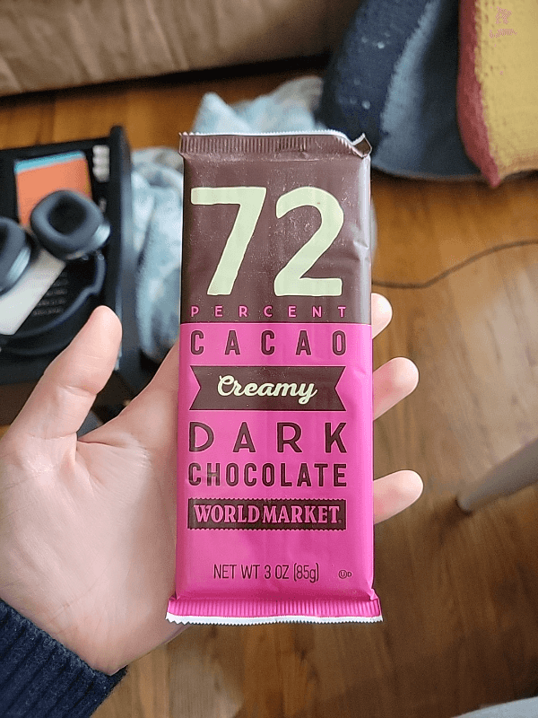 World Market 72 Percent Cacao Creamy Dark Chocolate