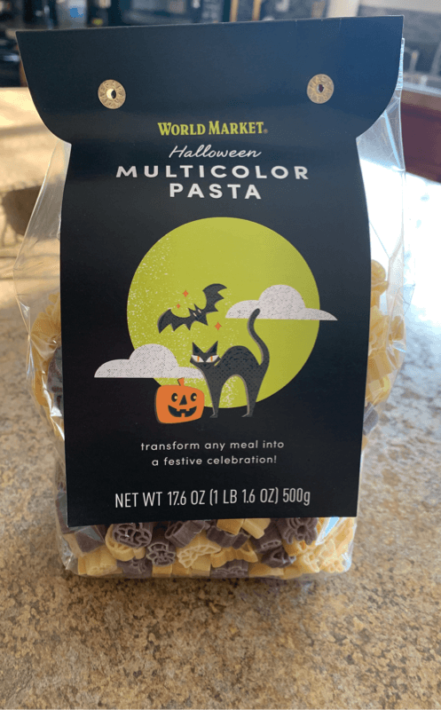 World Market Halloween Multicolor Pasta