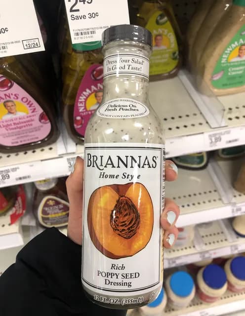 Briannas Home Style Rich Poppy Seed Dressing