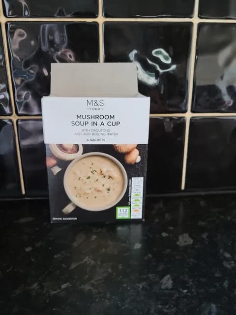 M&S Food Mushroom Soup In A