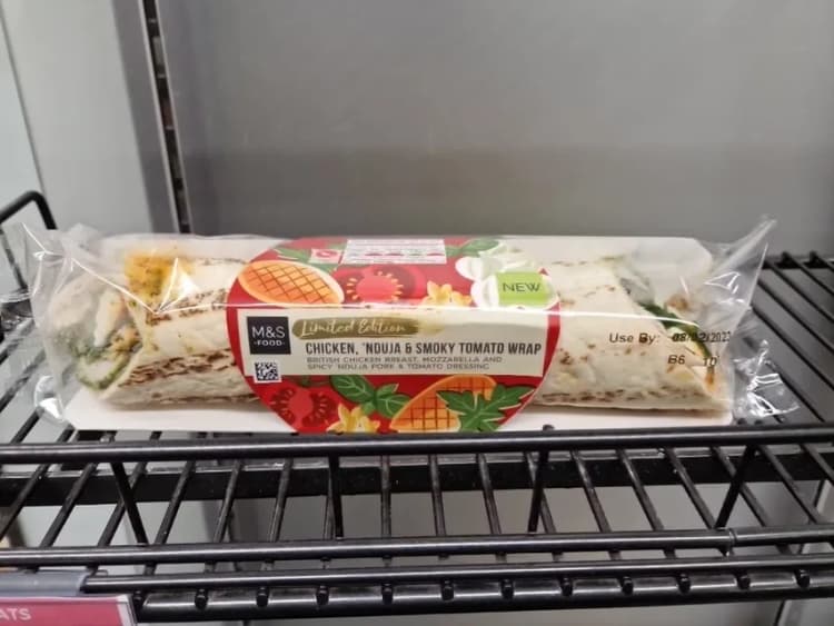 M&S Food Limited Edition Chicken, 'Nduja & Smoky Tomato Wrap