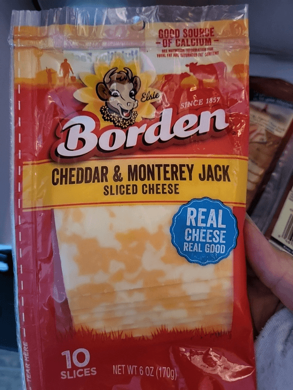 Borden Cheddar & Monterey Jack Sliced Cheese
