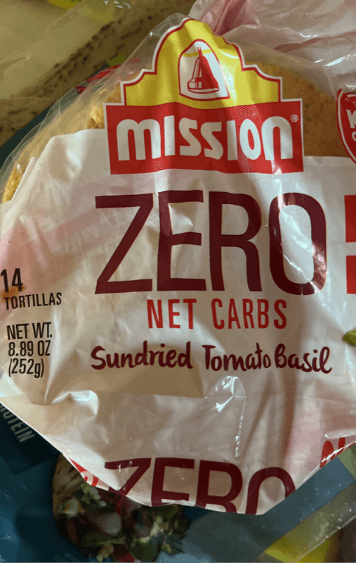 Mission Zero Net Carbs Sundried Tomato Basil Tortillas