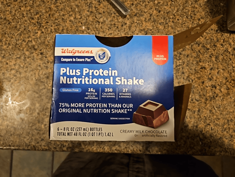 Walgreens Creamy Milk Chocolate Plus Protein Nutritional Shake