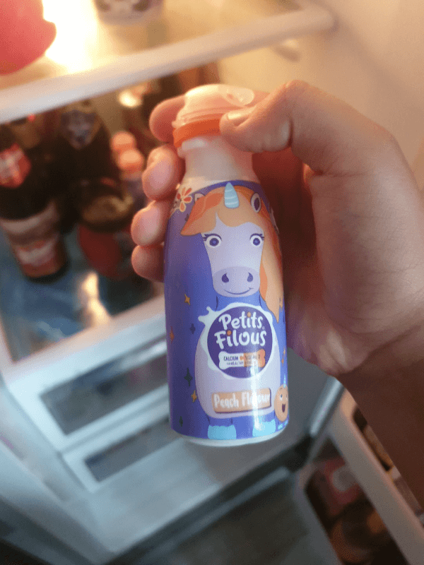 Petits Filous Peach Flavour Drinking Yogurt