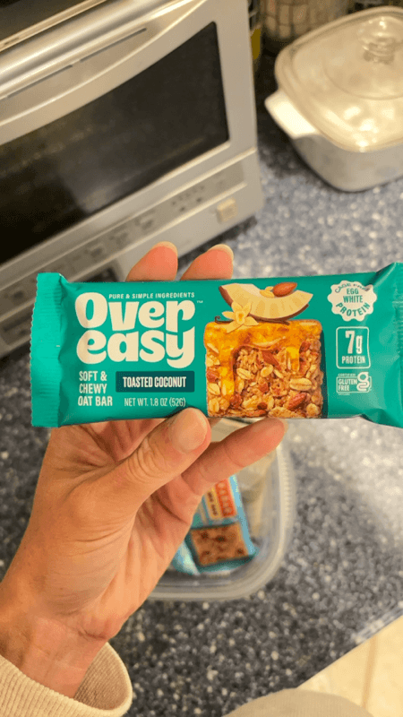 Over Easy Toasted Coconut Breakfast Bar