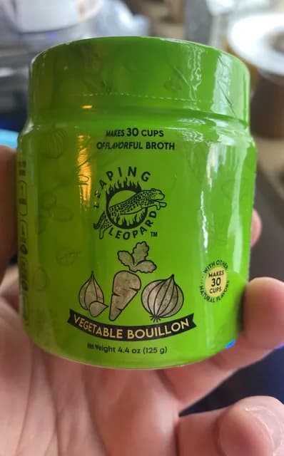 Leaping Leopard Vegetable Bouillon