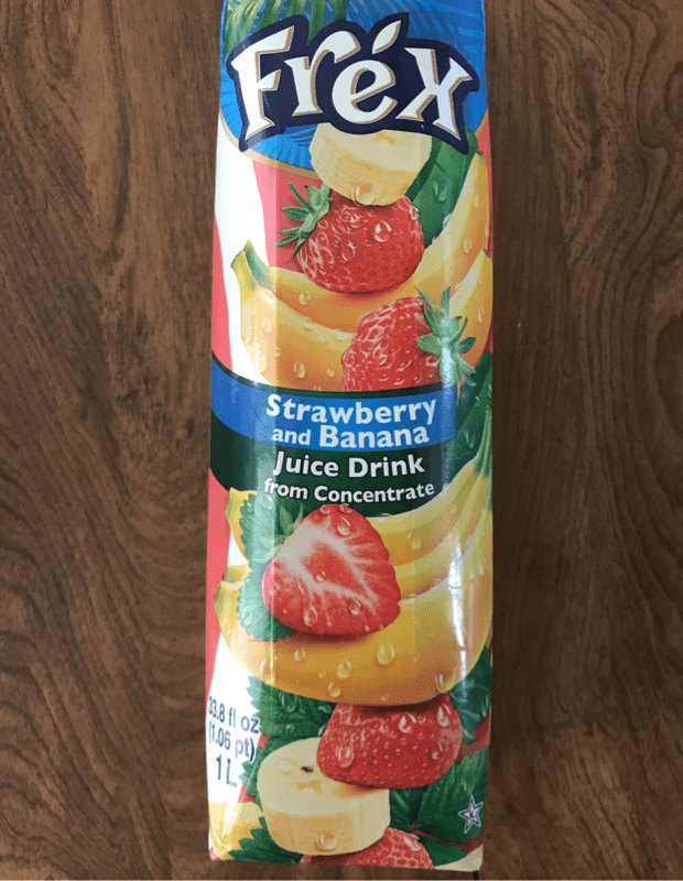Frex Strawberry And Banana Juice Drink From Concentrate