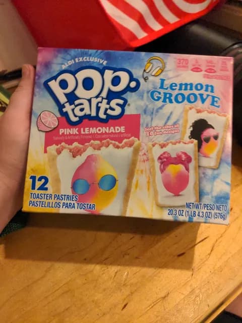 Pop-Tarts Lemon Groove Pink Lemonade Toaster Pastries