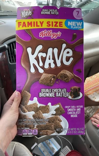 Kellogg'S Krave Double Chocolate Brownie Batter
