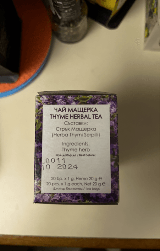 Bilkocoop Thyme Herbal Tea