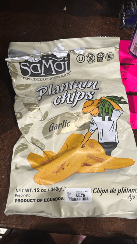 Samai Garlic Plantain Chips