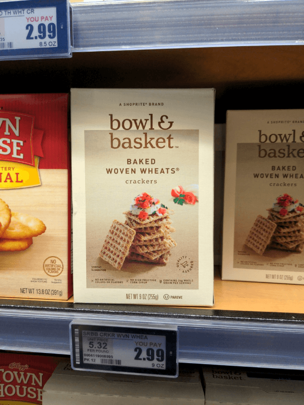 Bowl & Basket Baked Woven Wheats Crackers