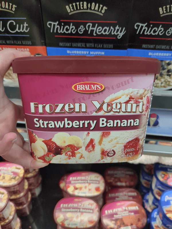 Braum'S Strawberry Banana  Yogurt