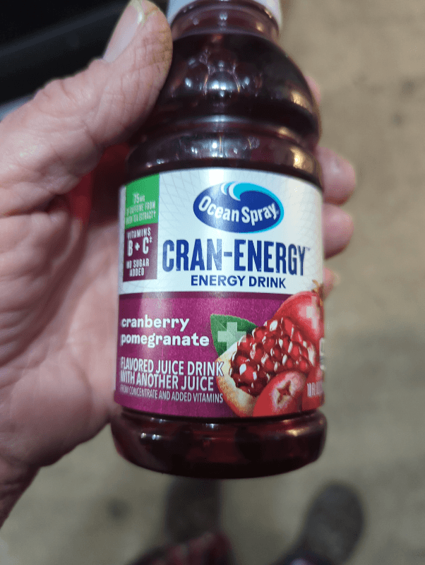 Ocean Spray Cran•Energy Cranberry Pomegranate Energy Juice Drink