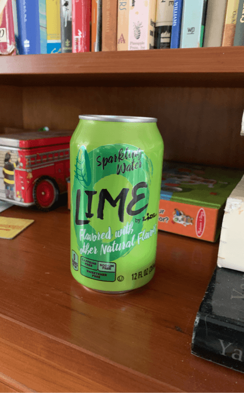 Lidl Lime Sparkling Water