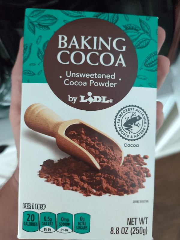 Lidl Unsweetened Baking Cocoa Powder