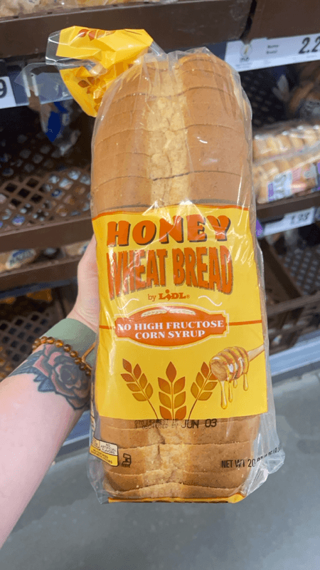 Lidl Honey Wheat Bread