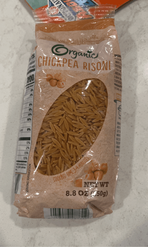 Lidl Organic Chickpea Risoni