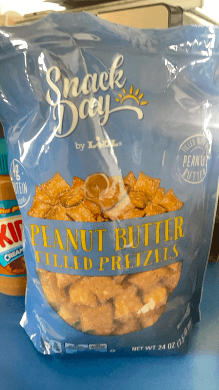Snack Day By Lidl Peanut Butter Filled Pretzels