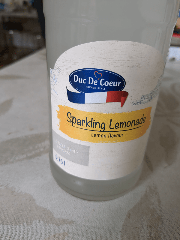 Duc De Coeur French Style Sparkling Lemonade Lemon Flavour