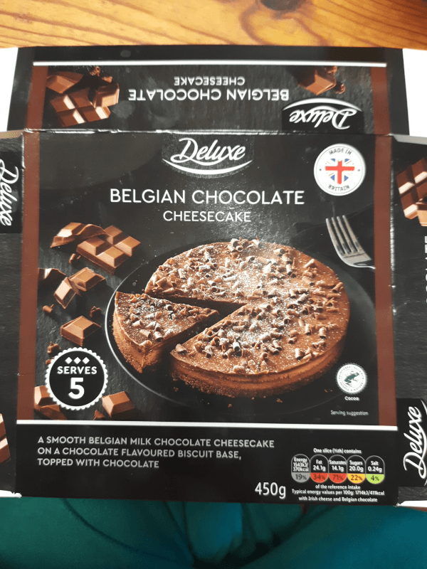 Lidl Deluxe Belgian Chocolate Cheesecake