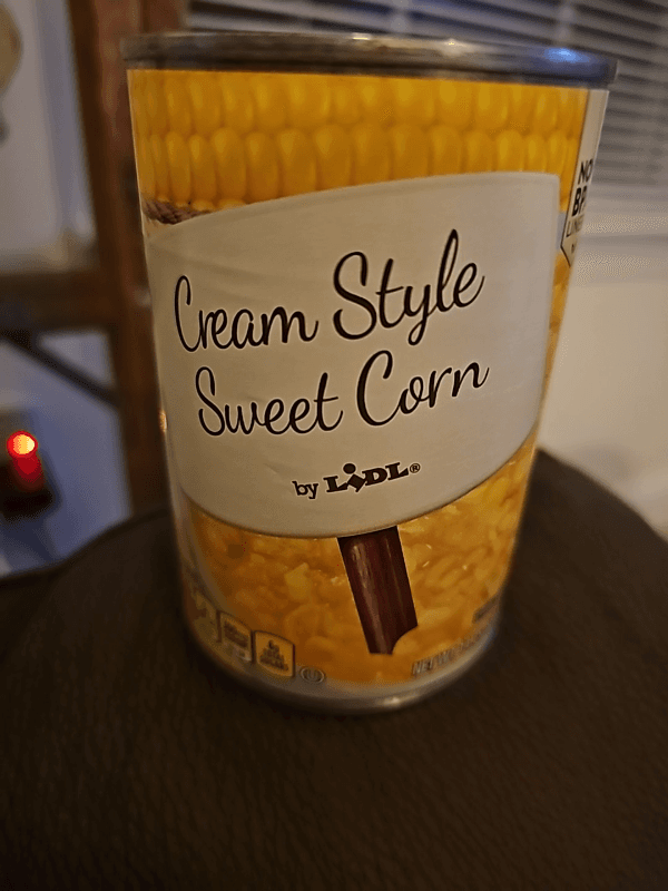 Cream Style Sweet Corn By Lidl