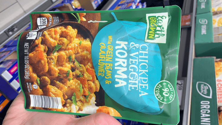 Earth Grown Chickpea & Veggie Korma With Green Beans & Cauliflower