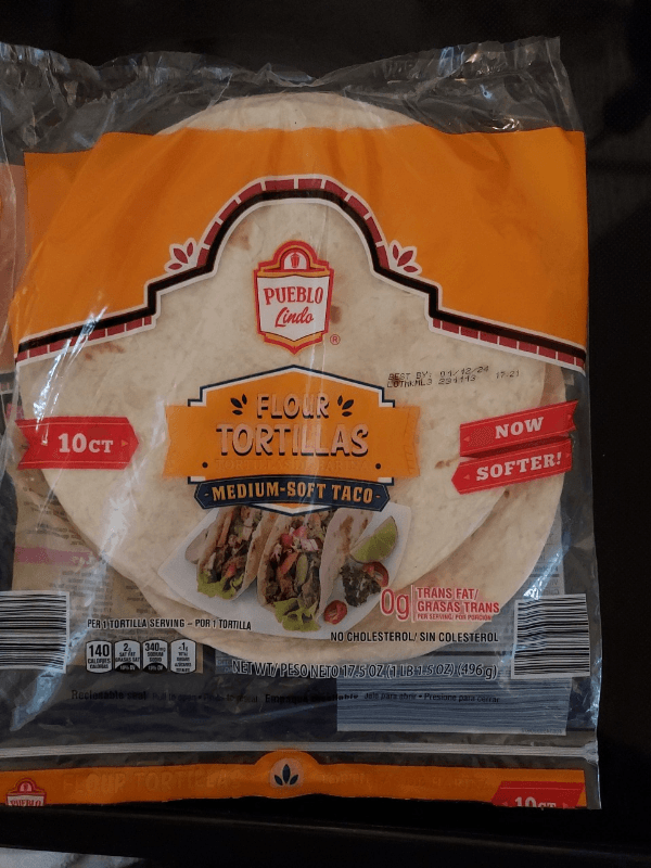 Pueblo Lindo Flour Tortillas Medium-Soft Taco