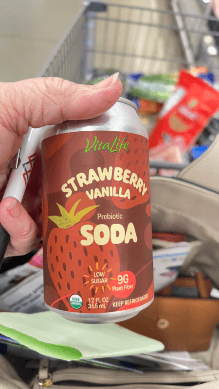 Vitalife Strawberry Vanilla Prebiotic Soda