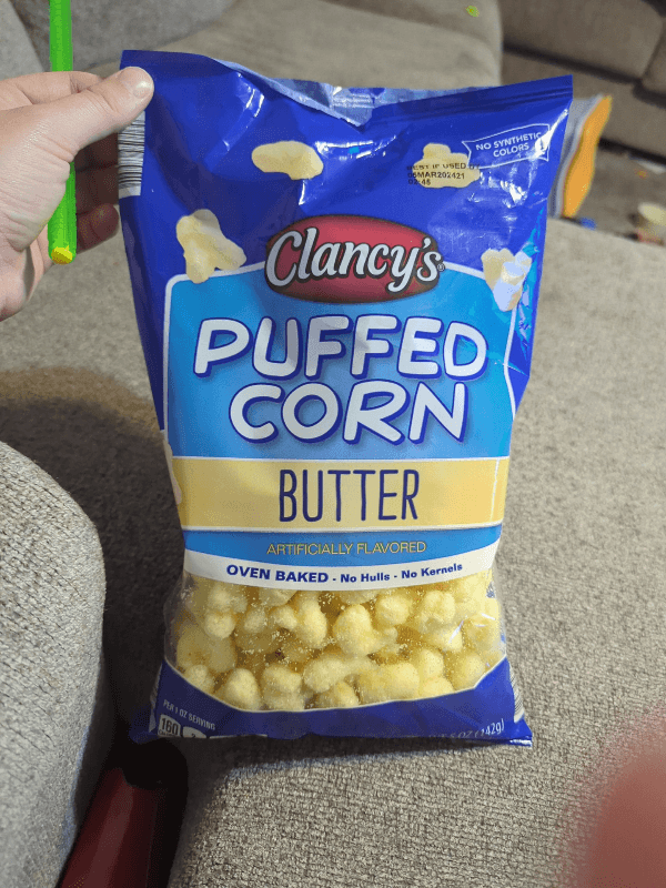 Clancy'S Puffed Corn Butter