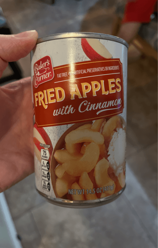 Baker'S Corner Fried Apples With Cinnamon