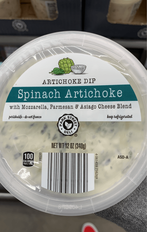 Park Street Deli Spinach Artichoke Dip