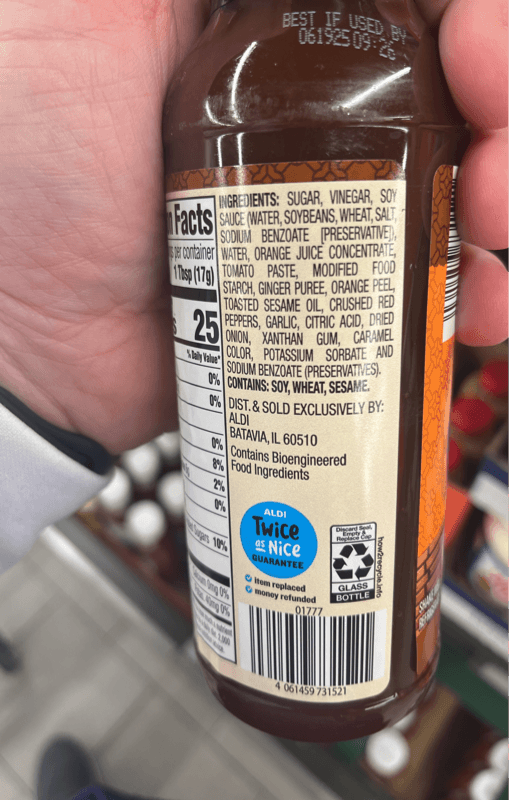 Burman'S Orange Stir Fry Sauce