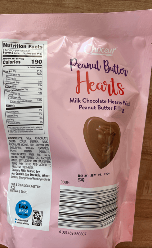Choceur Peanut Butter Hearts